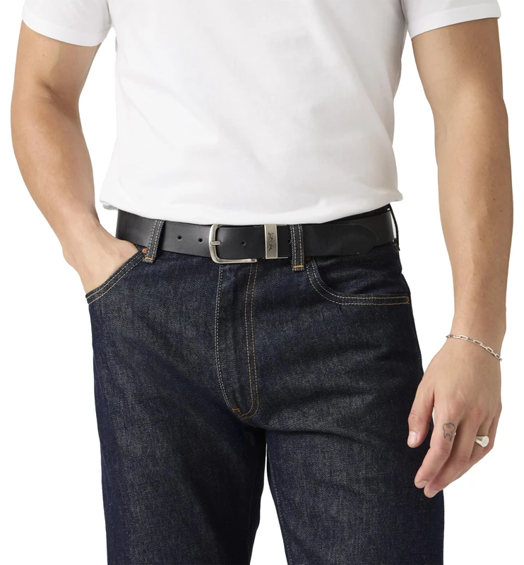Levi's Men's Lfa Lm Belts Reversible APPAREL_BELT, Caviar, 105