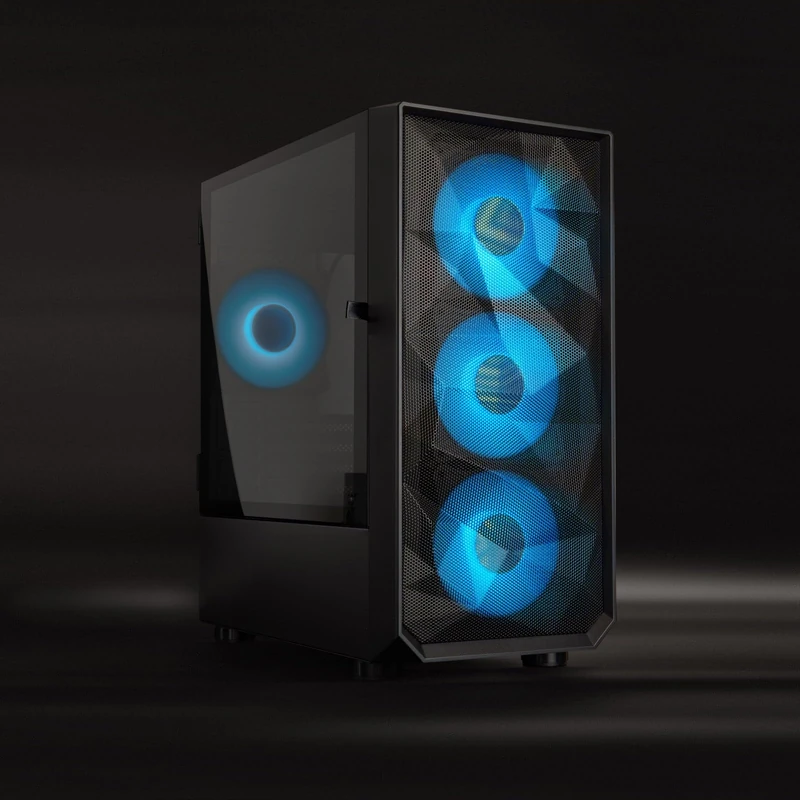 Seizure TQGCC901-B Black Mini Gaming Tower Case - Designed to deliver a superior gaming experience thanks to its sturdy construction and modern aesthetics.Ideal for the enthusiast
