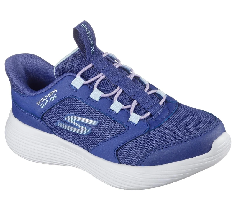 Skechers Girls' GO Run 400 V2 Tetra Speed, Navy, 13.5 UK Child
