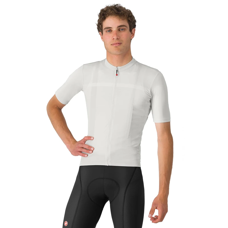 CASTELLI Classifica Jersey – Men’s Cycling Jersey, Breathable, Lightweight and Comfortable for Long Distances White - Image 1