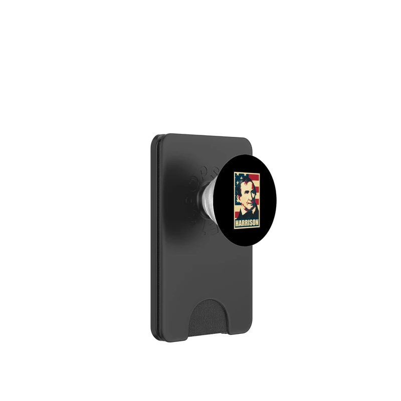 President William Henry Harrison PopSockets PopWallet for MagSafe