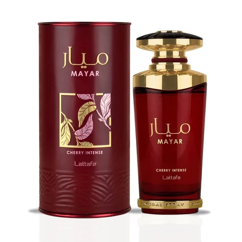 Lattafa Mayar Cherry Intense for Unisex Eau de Parfum Spray, 3.4 Ounce / 100ml