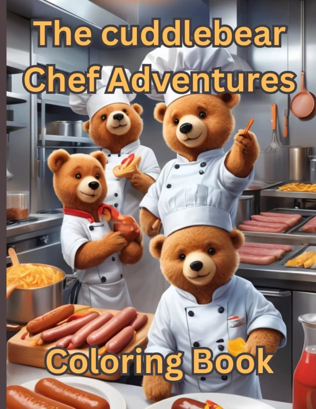 The Cuddlebear Chef Adventures: The Cuddlebear Chef Adventures Coloring Book