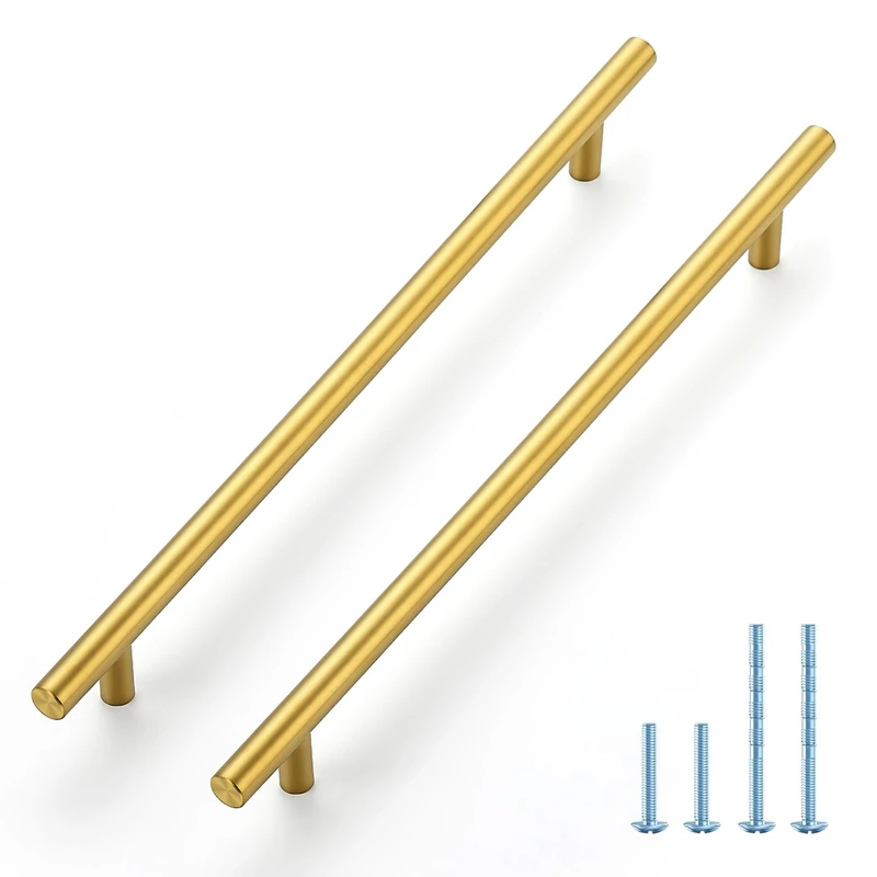 Joy Decor Gold Cabinet Pulls Drawer Pulls, 10 Inch CC, 30 Pack