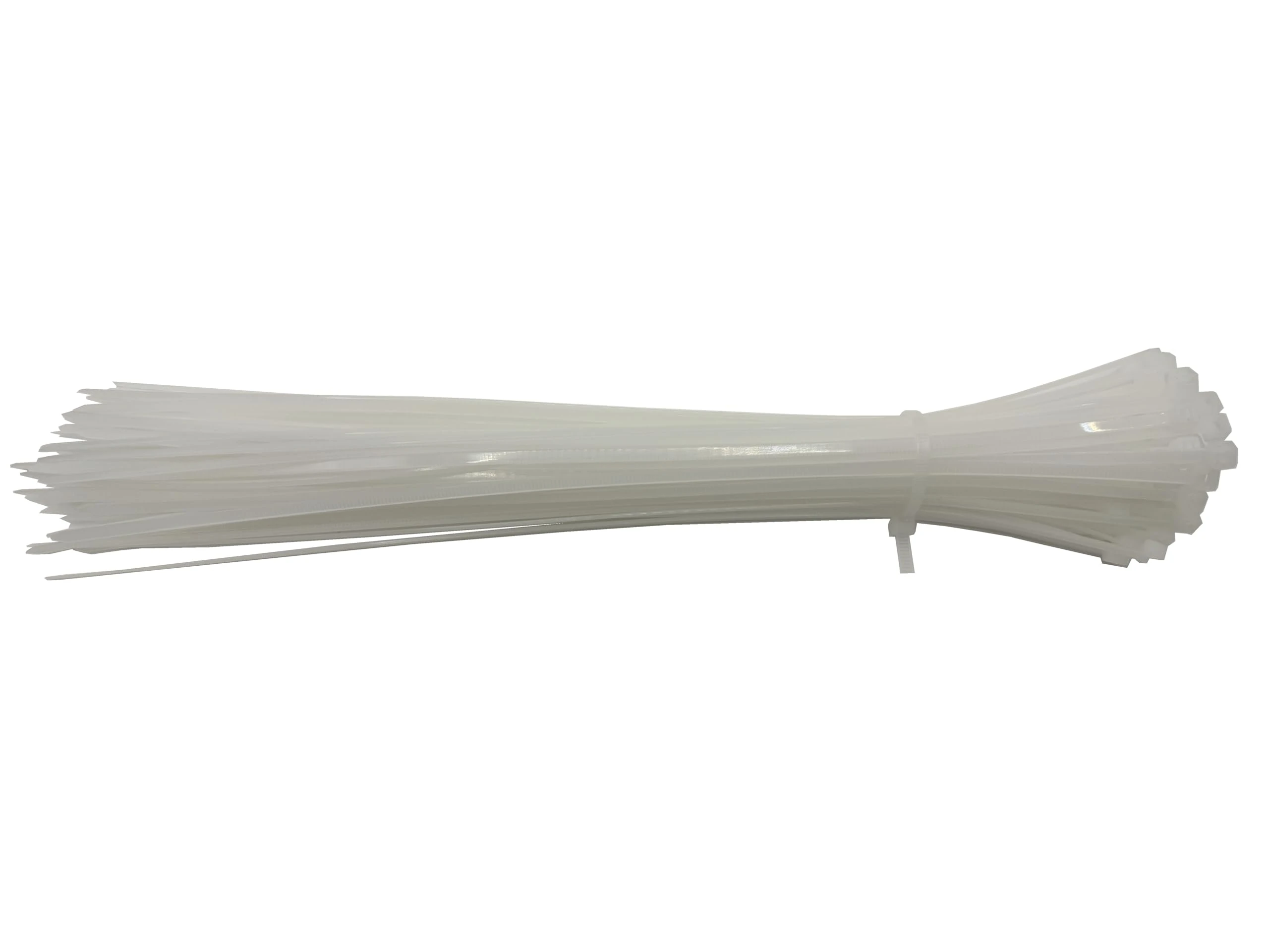 Aventurine White Cable Ties, 300mm x 3.6mm, Pack of 100, 12" Premium Nylon Zip Ties, Heavy Duty, Multi-Purpose Plastic Tie Wraps, Secure Self-Locking Mechanism, for Home, Garden, Office and DIY