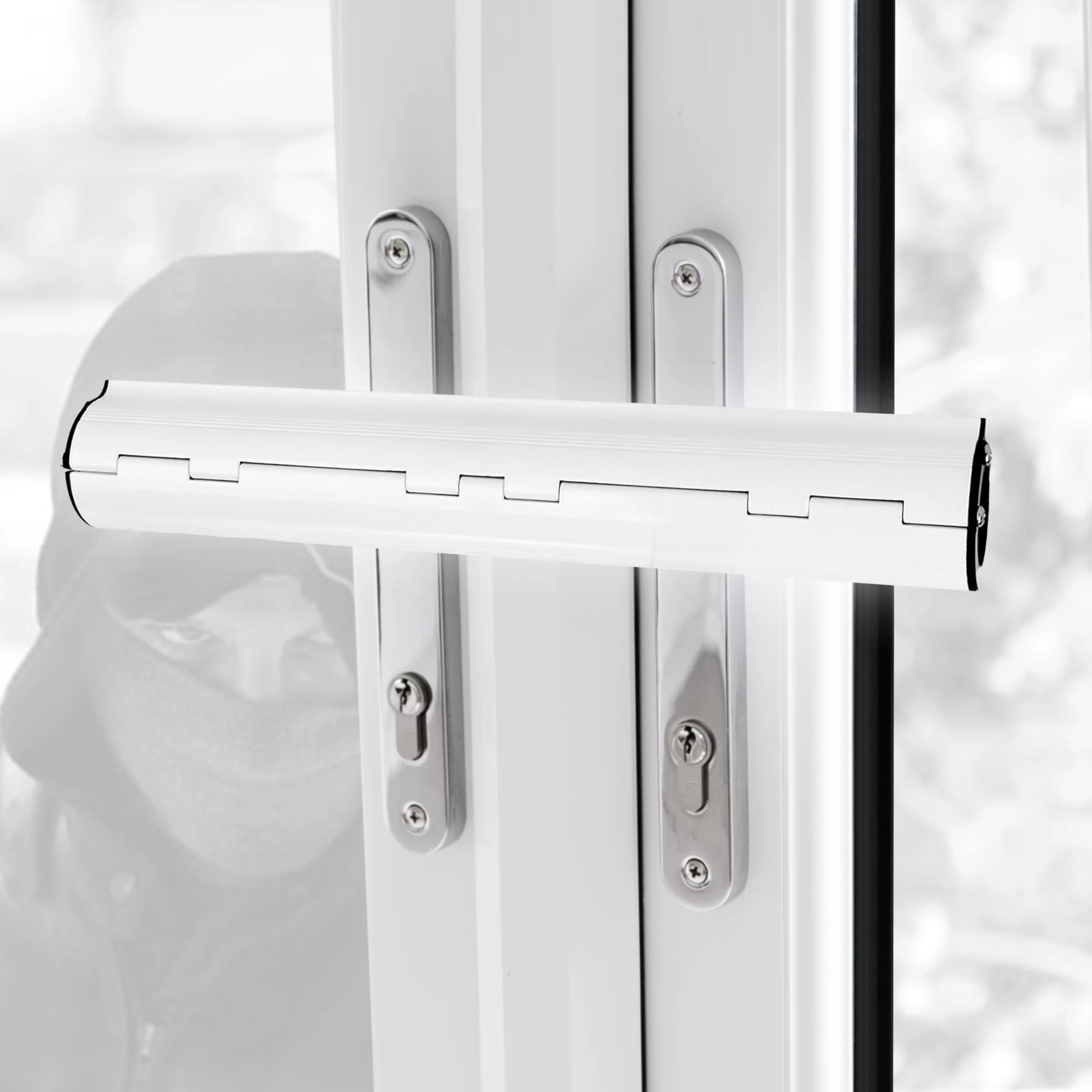 Home Secure™ Patio Door Security Lock for French Double Doors - Conservatory 2 Door Lock