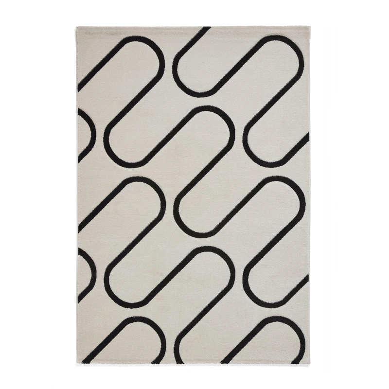 Think Rugs Catherine Lansfield Linear Curve Modern Geometric Rug