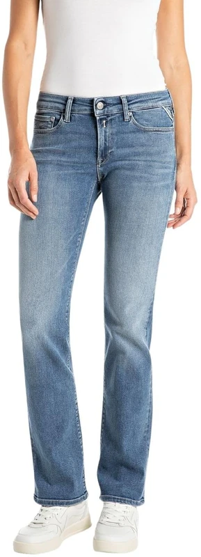 Replay New Luz Women's Skinny Bootcut Jeans, 009 Medium Blue, 28W x 32L
