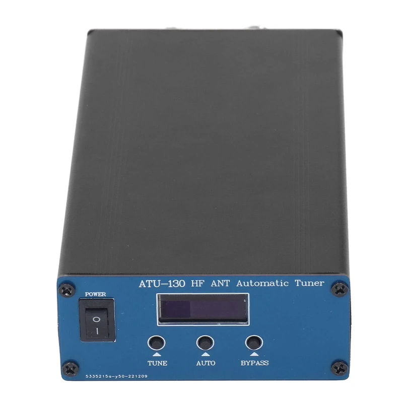 1.8‑50MHz 200W Micro Shortwave Automatic Antenna Tuner 10‑15VDC Organic Light Emitting Diode Display