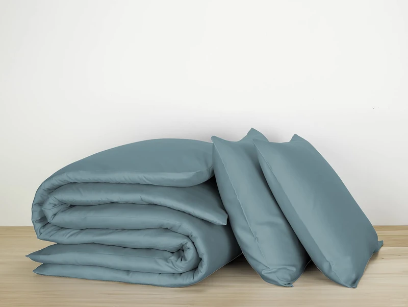 De Witte Lietaer Olivia Arctic Bedding Set - Duvet Cover 240 x 220 cm + 2 Pillowcases 60 x 70 cm