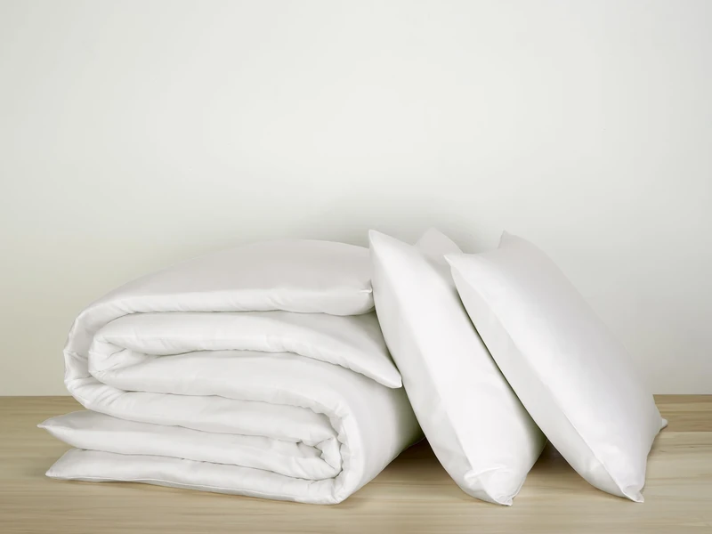 De Witte Lietaer Olivia Off-White Bedding Set - Duvet Cover 260 x 240 cm + 2 Pillowcases 60 x 70 cm