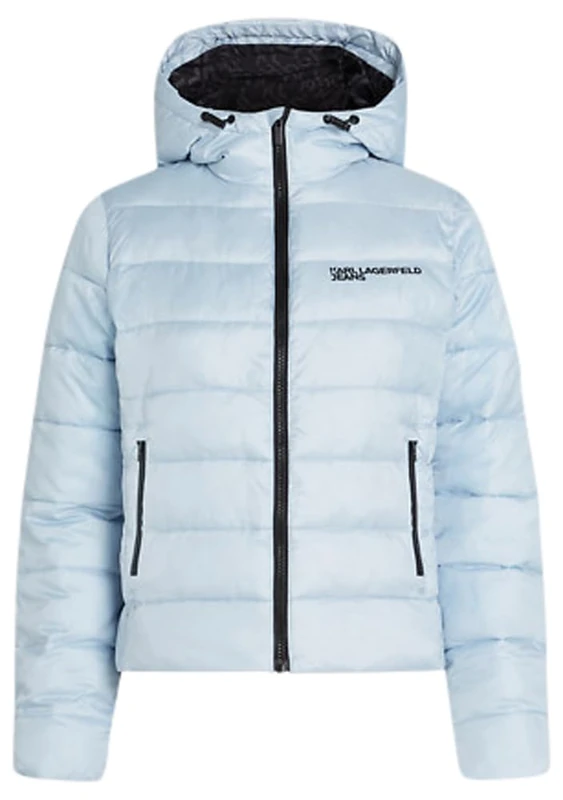 KARL LAGERFELD JEANS, Women's, Light Padded Jacket, Regular Fit, Blue, L