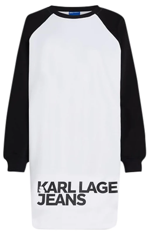 KARL LAGERFELD JEANS, Women's, Blocked Sweat Dress, Regular Fit, Multicolor, M