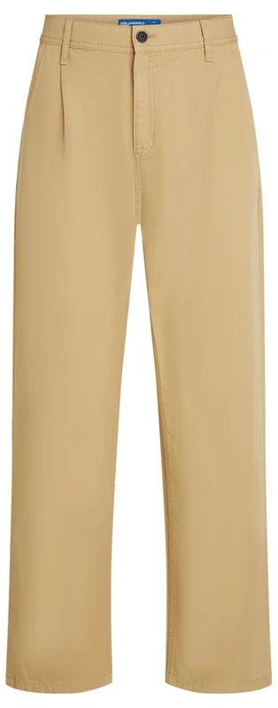 KARL LAGERFELD JEANS, Men's, Relaxed Chino Pant, Relaxed Fit, Brown, 34