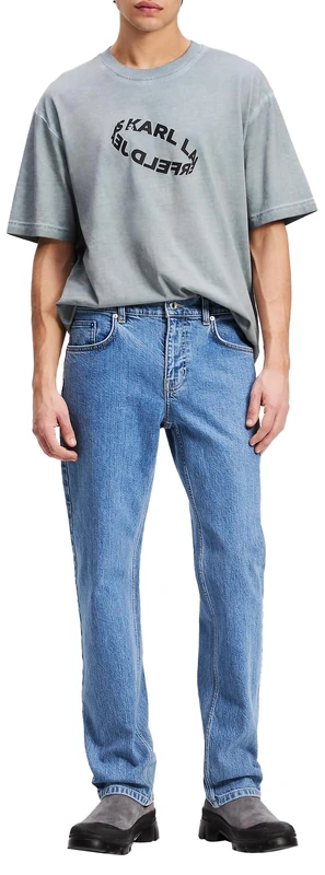 KARL LAGERFELD JEANS, Men's, Straight Denim, Straight Leg, Blue, 3232