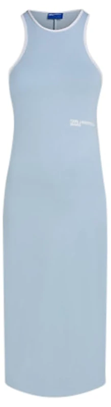 KARL LAGERFELD JEANS, Women's, Racer Milano Dress, Bodycon Fit, Blue, XS