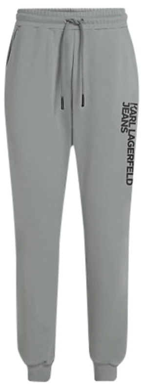 KARL LAGERFELD JEANS, Men's, Essential Logo Sweatpant, Slim Fit, Grey, XXL