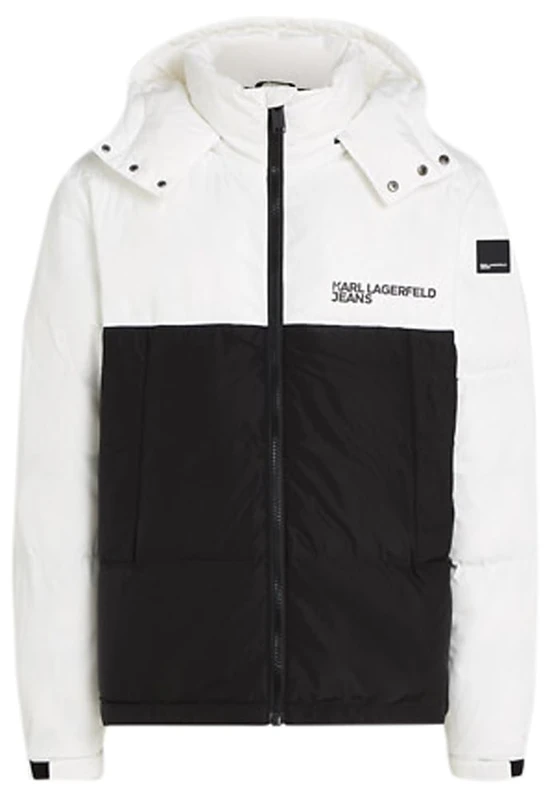 KARL LAGERFELD JEANS, Men's, Colorblock Puffer, Regular Fit, Multicolor, M