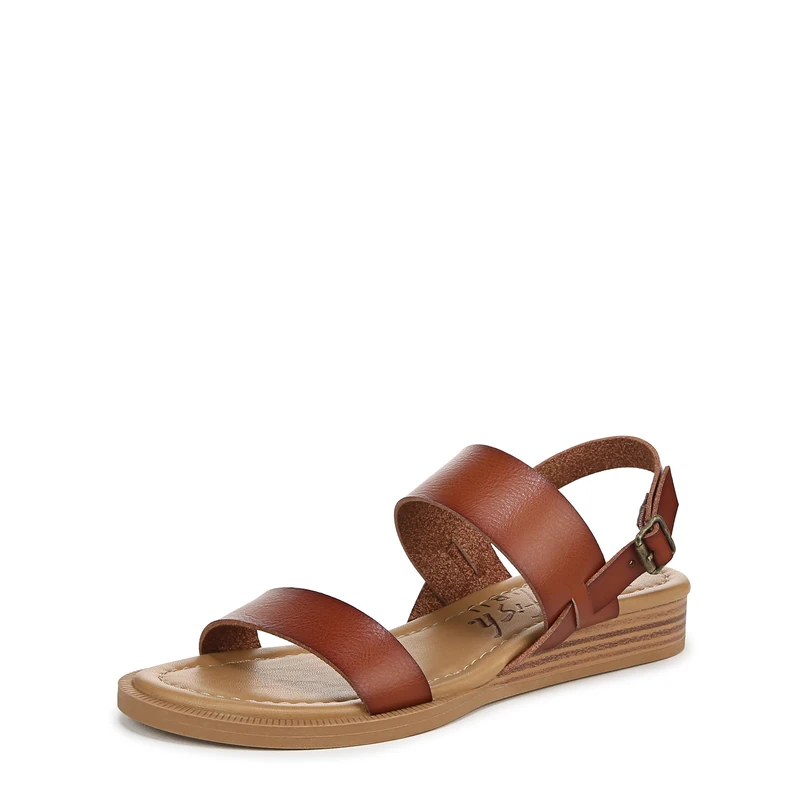 Blowfish Malibu Women's Arcadia Flat Sandals, Scotch Brown, Medium Fit, UK 4