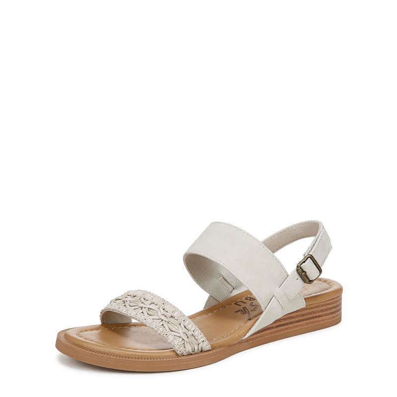 Blowfish Women's Arcadia Wedge Sandals, Cloud White, Medium Fit, UK 3