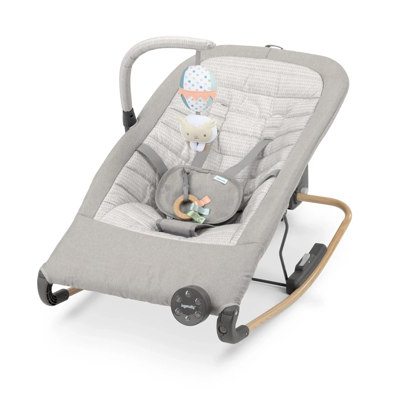 Ingenuity, Soulful Skies Keep Inmotion Automatic Rocker Seat with Remote Control, Soothing Swing, Premium Materials, for 0-6 Months Baby