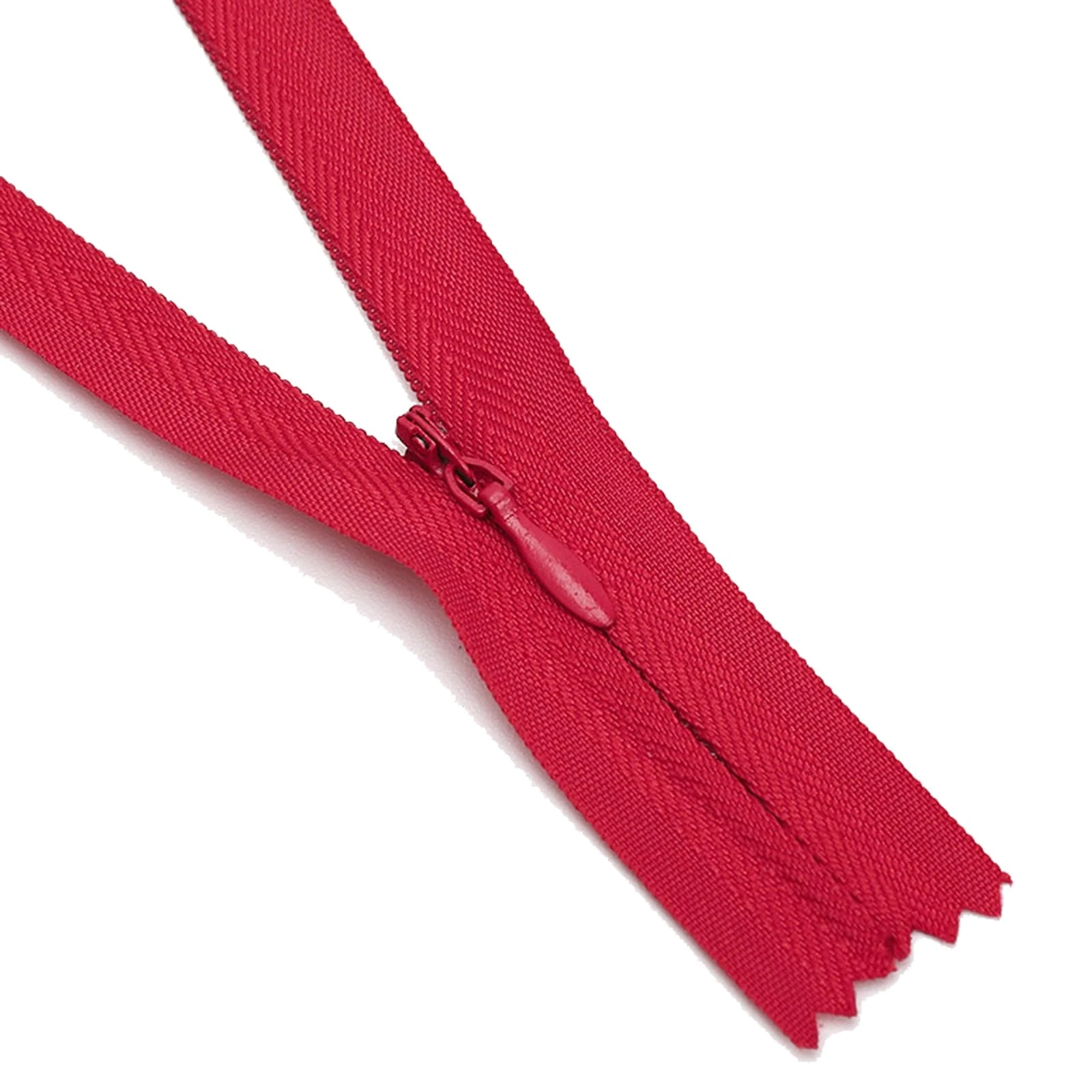 LHLZNB 6 Pcs 40mm Long Zip Repair Kit with ZIPS for Sewing Assorted Sizes UK - Includes Invisible Zip, Waterproof Zip, and Cushion ZIPS for Sewing (red)