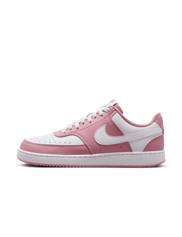 Nike Women's Court Vision Lo Nn Sneaker, Elemental Pink/White, 4
