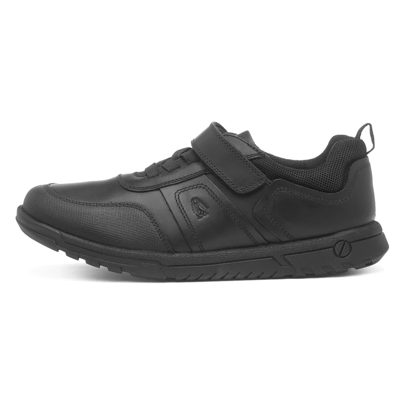 Hush Puppies Boys Sutton Bungee, Black, 6 UK
