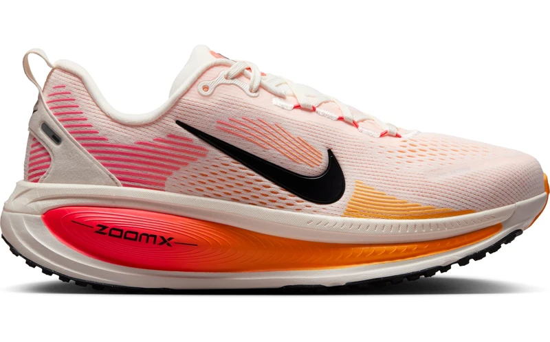 NIKE HM6804-100 Vomero 18 Men White/Black-Bright Crimson-Laser Orange UK 5