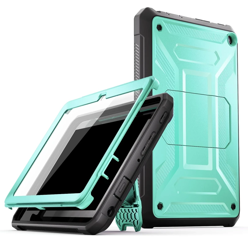 Case Built-in Screen Protector - Cyan