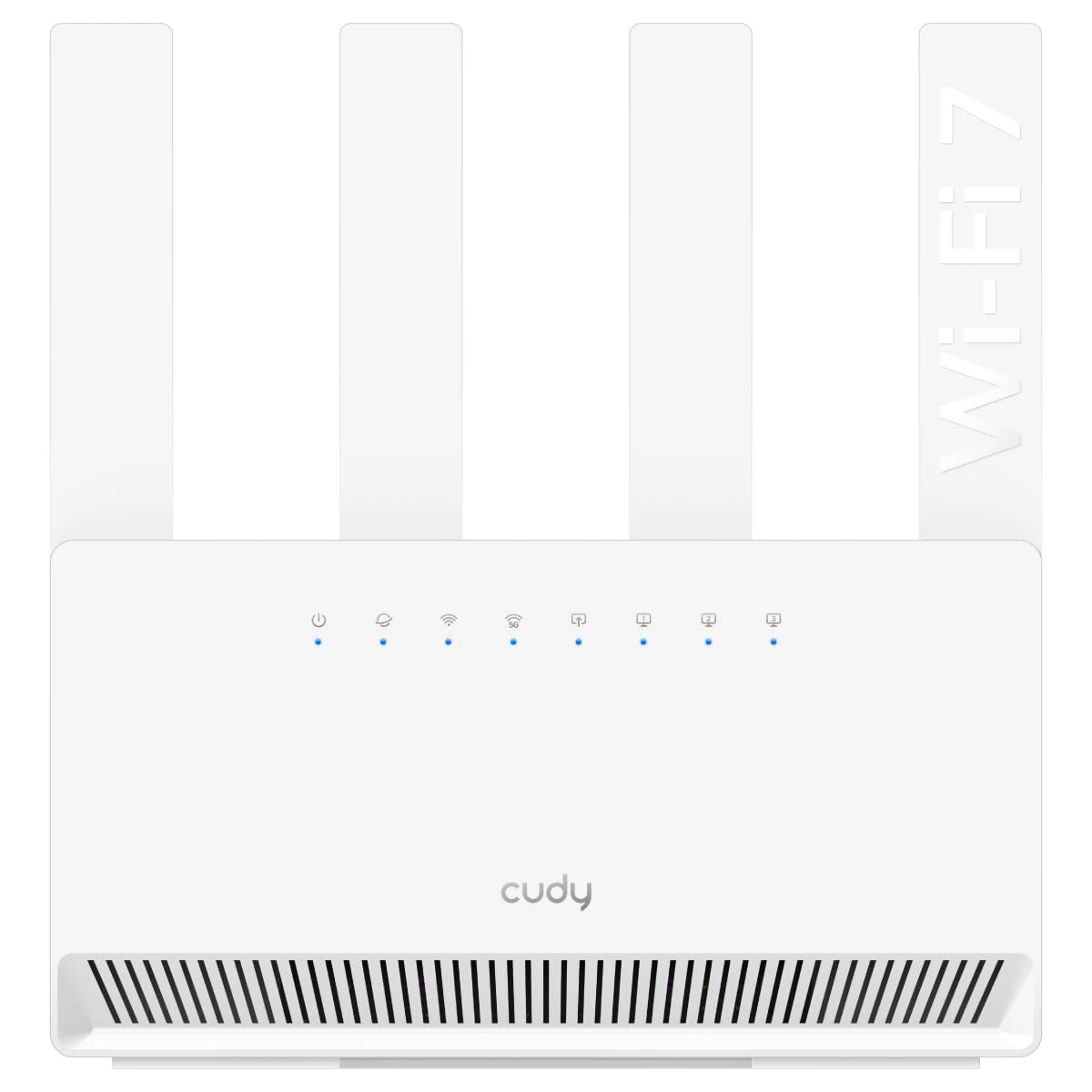 Cudy Dual Band BE3600 Wi-Fi 7 Router WR3600E 4 Gigabit Ports, 2.0 GHz Quad Core, 4 Antennas VPN Clients & Server, Cudy APP, Cloud Control