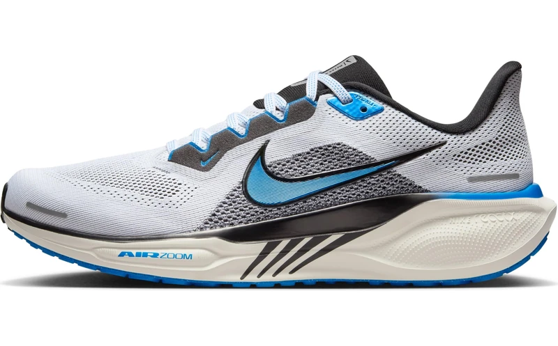 NIKE HV5218-100 AIR Zoom Pegasus 41 Men White/Photo Blue-Black-SAIL UK 8.5