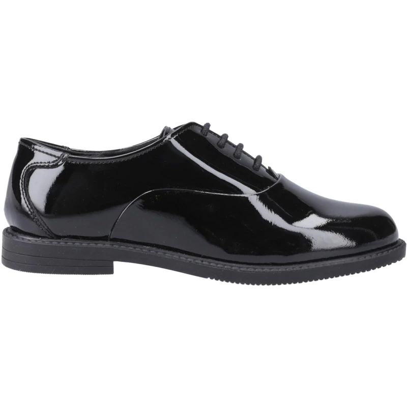 Hush Puppies Female Nelliw Lace Up Pat Jnr, Black, 2