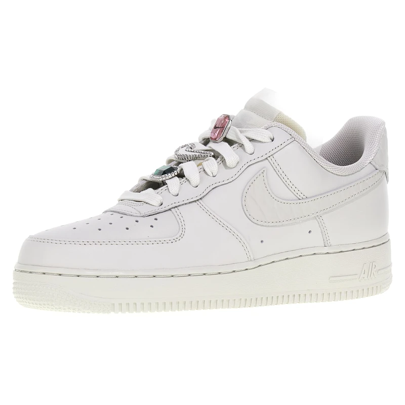 NIKE DN5463-001 Air Force 1 Low Premium Men Light Bone/Light Bone-Kelly Green UK 5.5