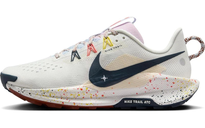 NIKE Women's Pegasus Trail 5 Sneaker, Summit White Pure Platinum Foo, 7.5 UK