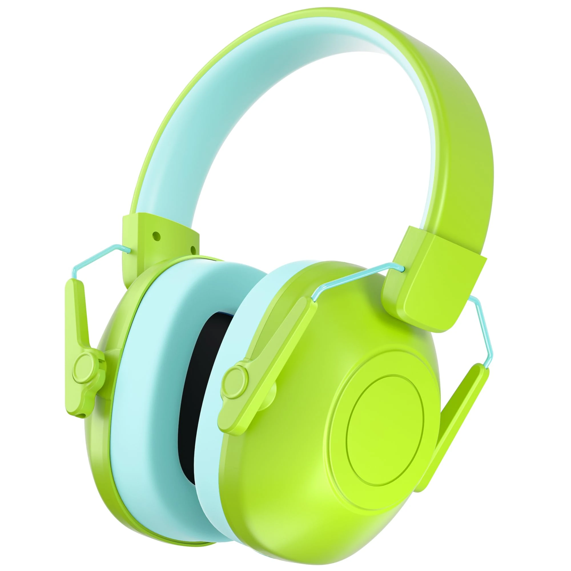 Kalence Kids Ear Defenders, SNR 29dB Ear Defenders Children have Sensory Lssue, Noise Cancelling Headphones Safety Earmuffs for Toddler with Autism, Ideal for Fireworks, Concerts, Cinema（Green）