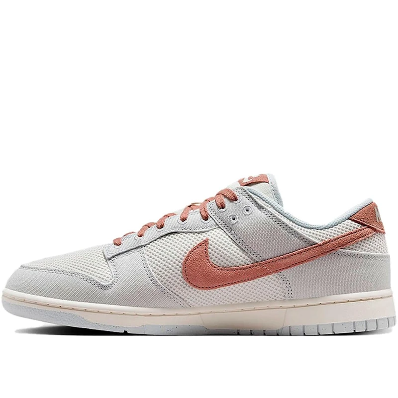 NIKE HJ4329-001 Dunk Low Retro SE Men Pure Platinum/Fossil Rose-Phantom UK 6