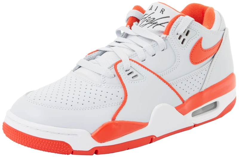 NIKE HJ4484-001 AIR Flight '89 Low Men Pure Platinum/Picante RED-White UK 9.5 - Image 1