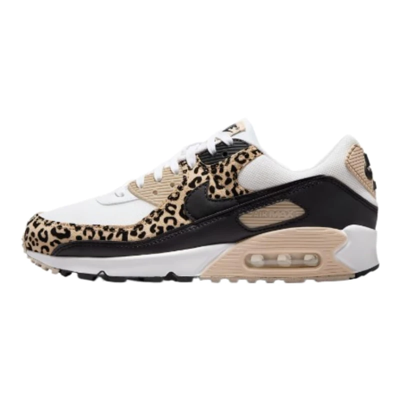 NIKE IF1619-100 WMNS AIR MAX 90 Women White/Black-SANDDRIFT-Hemp UK 9 - Image 1