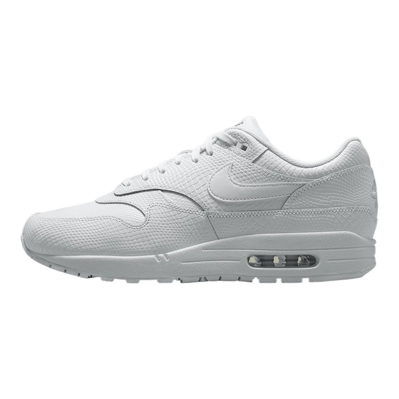 NIKE HV1211-100 AIR MAX 1 PREM Women White/White-White-Pure Platinum UK 10