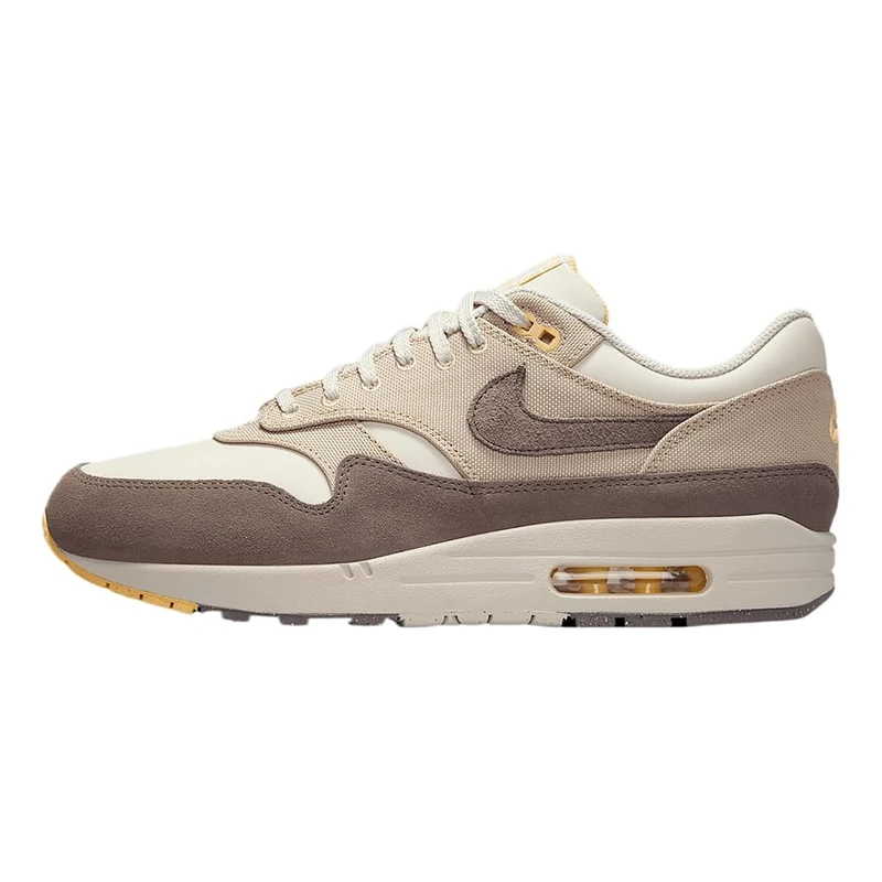 NIKE IB6390-001 AIR MAX 1 PREM Men Light Bone/CAVE Stone-Chamois UK 7.5