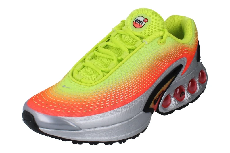 NIKE HF5531-300 AIR MAX DN SE Women Cyber/Black-RED Orbit-Black UK 9.5