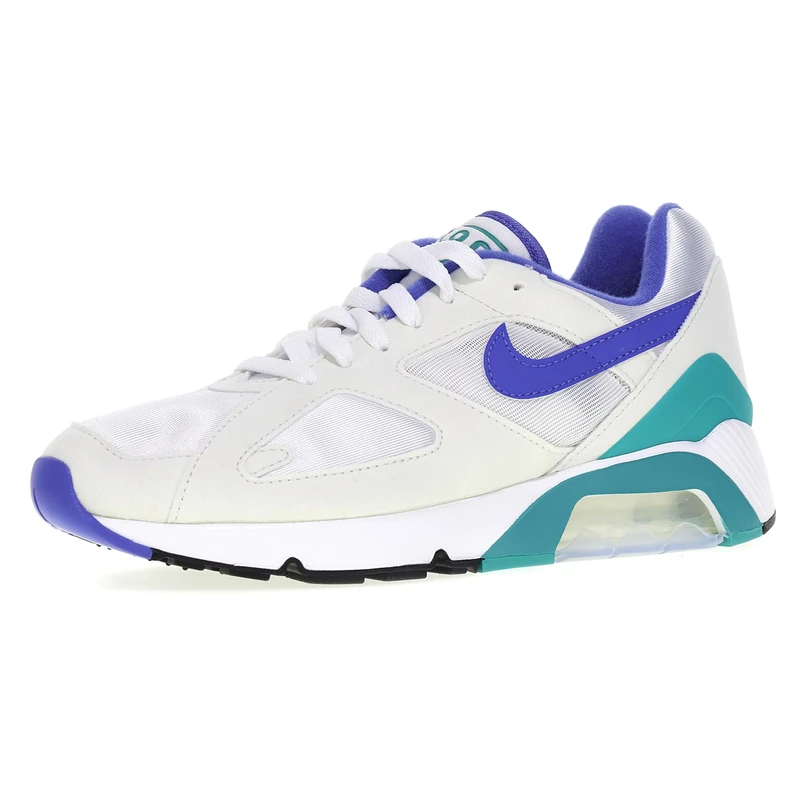 NIKE FJ9259-102 Air 180 Men White/Medium Blue-Clear Jade II-Black UK 8.5