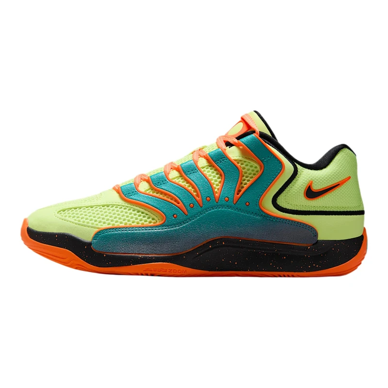 NIKE HV1993-301 KD18 NRG Men Clear Jade/Black-Liquid Lime UK 7.5
