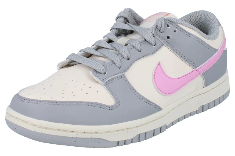 NIKE DD1873-002 Dunk Low Women LT Smoke Grey/Pink Rise-Pale Ivory UK 3.5