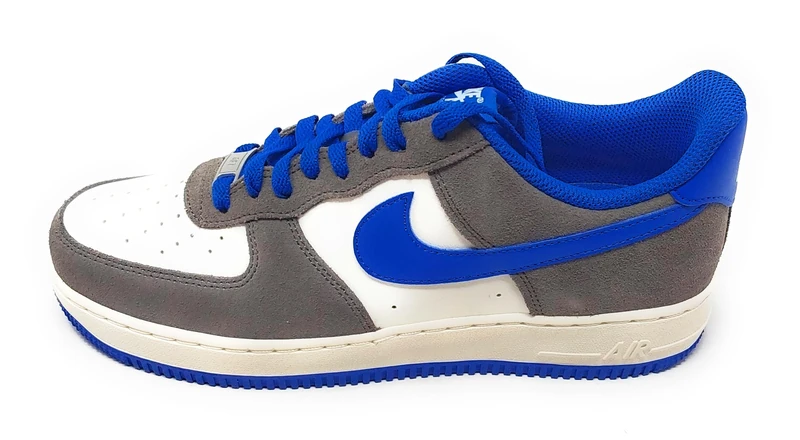 NIKE FQ8714-200 Air Force 1 '07 LV8 Men CAVE Stone/Hyper Royal-SAIL UK 7.5 - Image 1