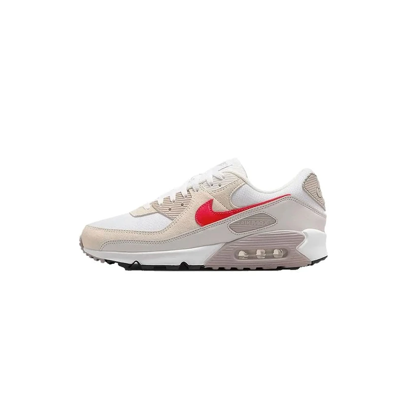 NIKE DM0029-113 Air Max 90 Men White/University RED-College Grey UK 12