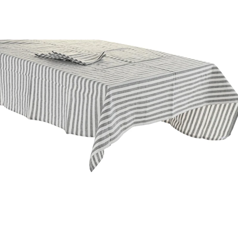 Mantel Set of 5 Algodon 150 x 150 x 0.5 200gsm Rayas - Image 1