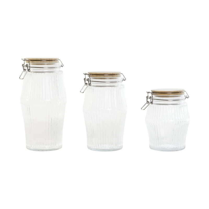 AlexandreHouse Hermetic Set of 3 Crystal 13.5 x 13.5 x 27 2200 220 - Image 1