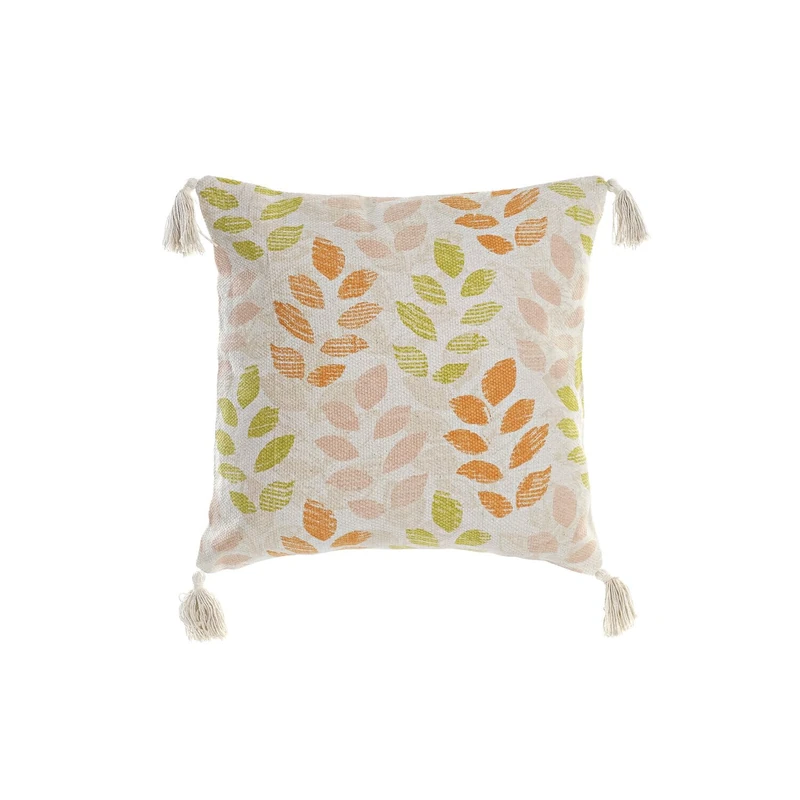 COJIN ALGODON 45X10X45 730 GR. HOJAS MULTICOLOR - Image 1